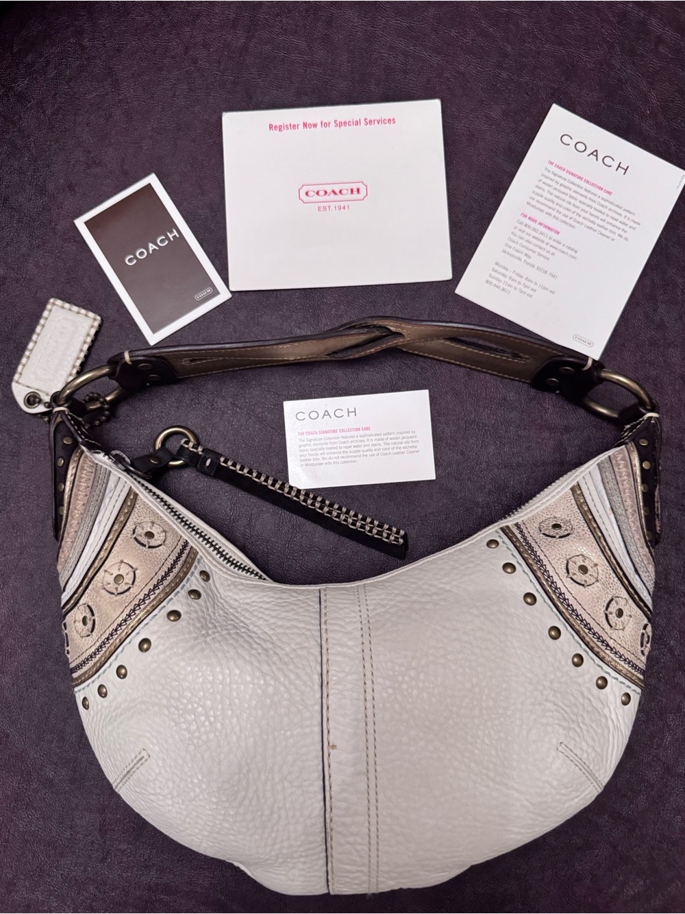 Coach Vintage Soho Shoulder Bag with Embellishments